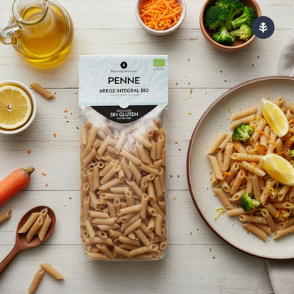 Makaron z brązowego ryżu ECO bezglutenowy Planeta Huerto 500 g