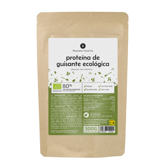 Białko grochu 80% ECO Planeta Huerto 500 g