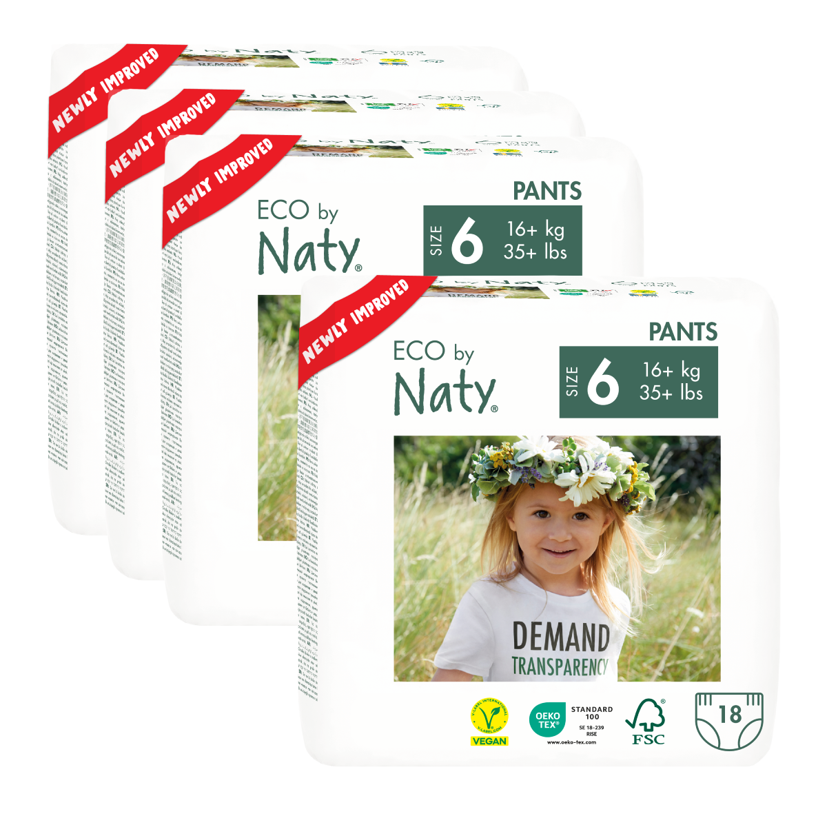 Pakiet pieluch Bragapañal nr 6 Naty 16+ kg 36 sztuk