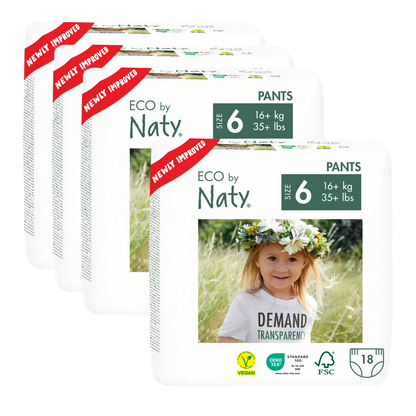 Pakiet pieluch Bragapañal nr 6 Naty 16+ kg 36 sztuk