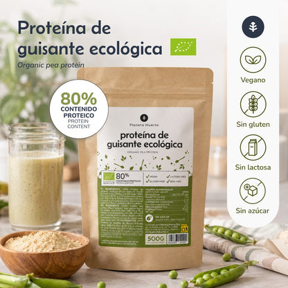 Białko grochu 80% ECO Planeta Huerto 1 kg