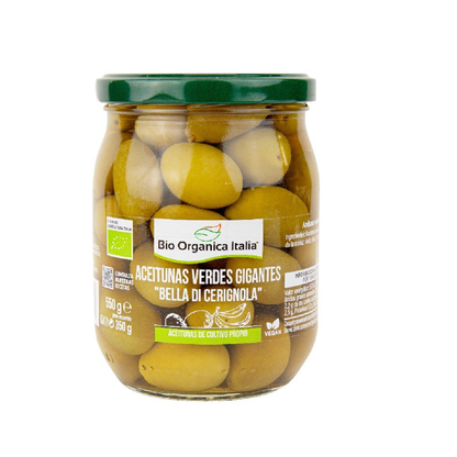 Zielone oliwki Gigantes Bio Organica Italia 550 g