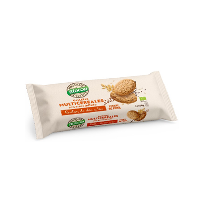 Wielozbożowe ciastka z dmuchanym ryżem BIO Biocop 2 opakowania 500 g