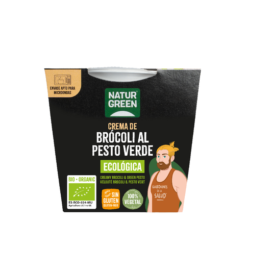 Krem z brokułów z zielonym pesto Naturgreen, 310 g