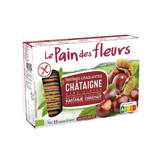 Chrupiące krakersy z kasztanami BIO Le pain de fleurs 300 g