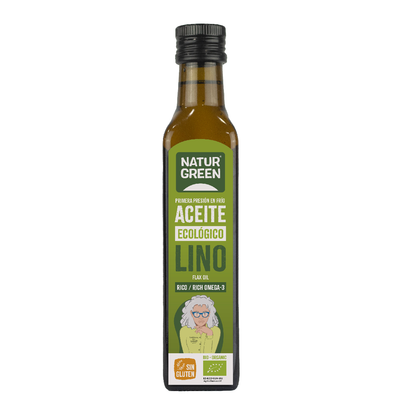 Olej lniany Bio NaturGreen, 250 ml