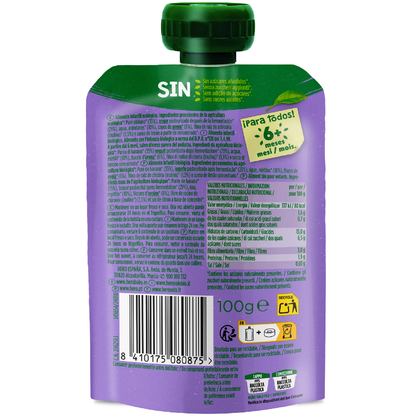 Saszetka Nutri Flora o smaku bananowym, jagodowym, jogurtowym i owsianym 100 g Hero Solo