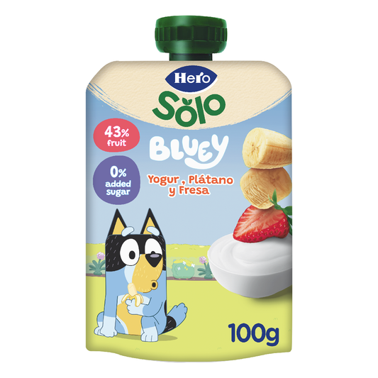 Jogurt bananowo-truskawkowy Hero 100 g