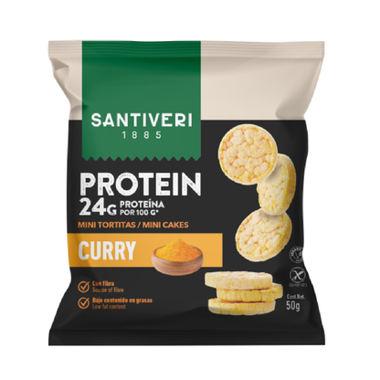 Mini naleśniki proteinowe curry SANTIVERI 50 g