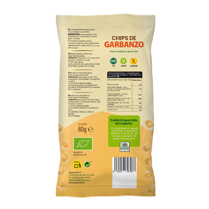 Chipsy z ciecierzycy Bio Sol Natural 80 g