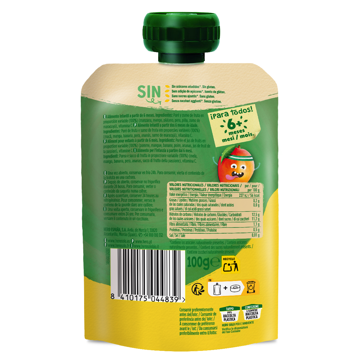Miska jogurtu tropikalnego Hero 100 g