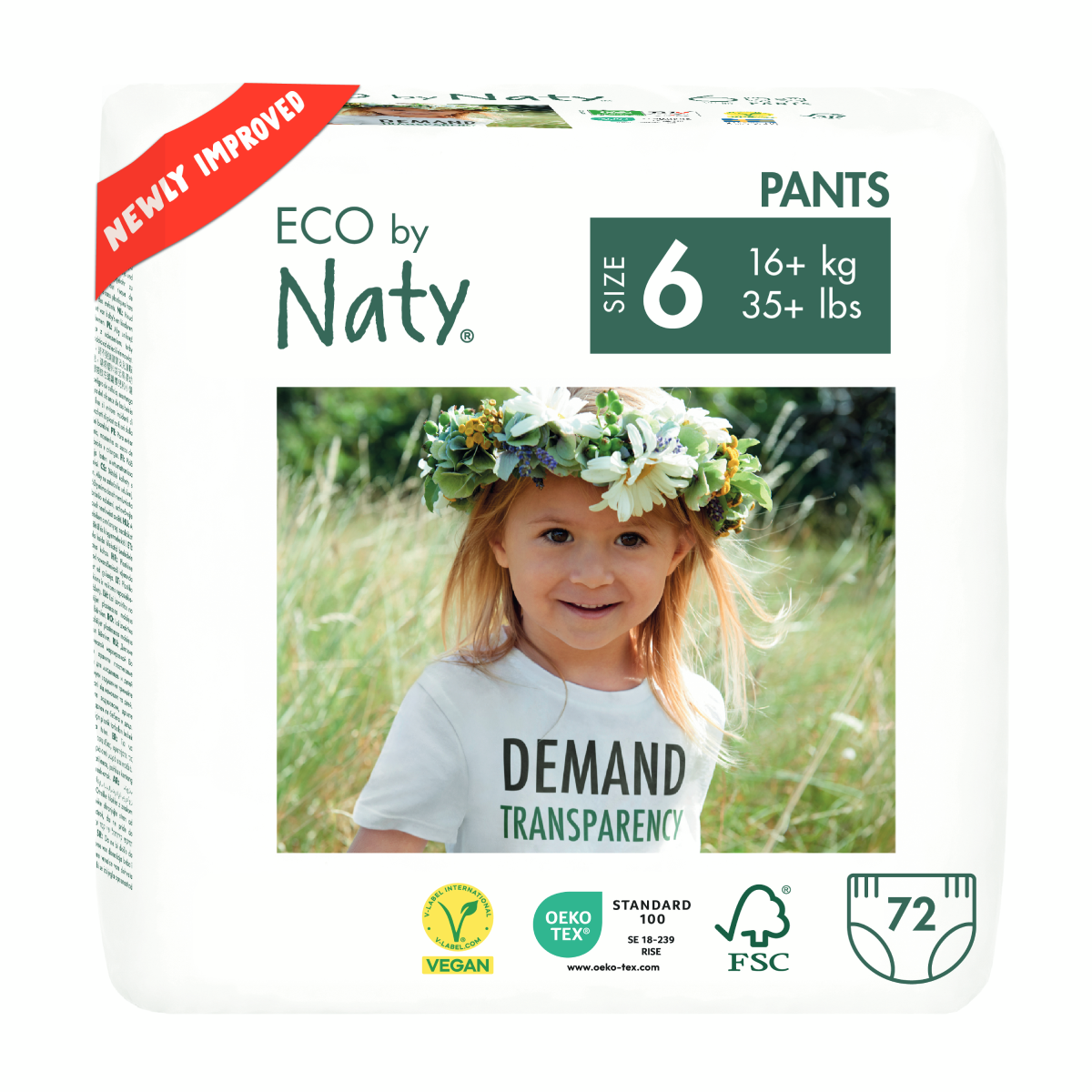 Pakiet pieluch Bragapañal nr 6 Naty 16+ kg 36 sztuk