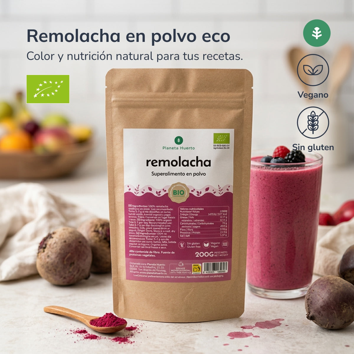 Burak w proszku Eco Planeta Huerto 200 g