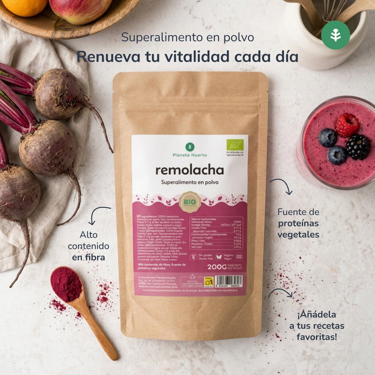 Burak w proszku Eco Planeta Huerto 200 g
