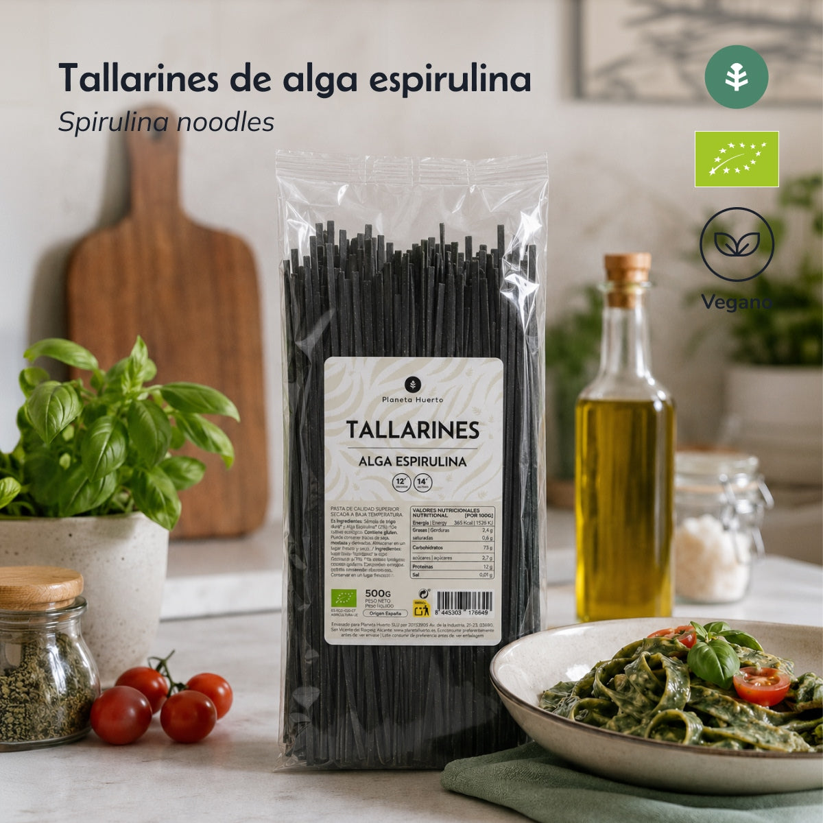 Tagliatelle z wodorostami ECO Planeta Huerto 500gr