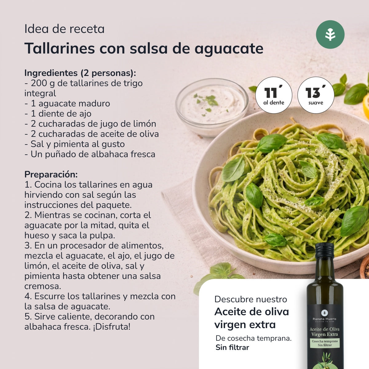 Pszenne tagliatelle ECO Planeta Huerto 500 g