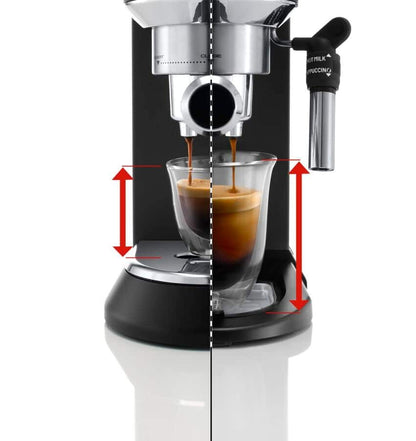 Delonghi Dedica Style Cafetera manual Espresso y Capuccino EC685.BK negro