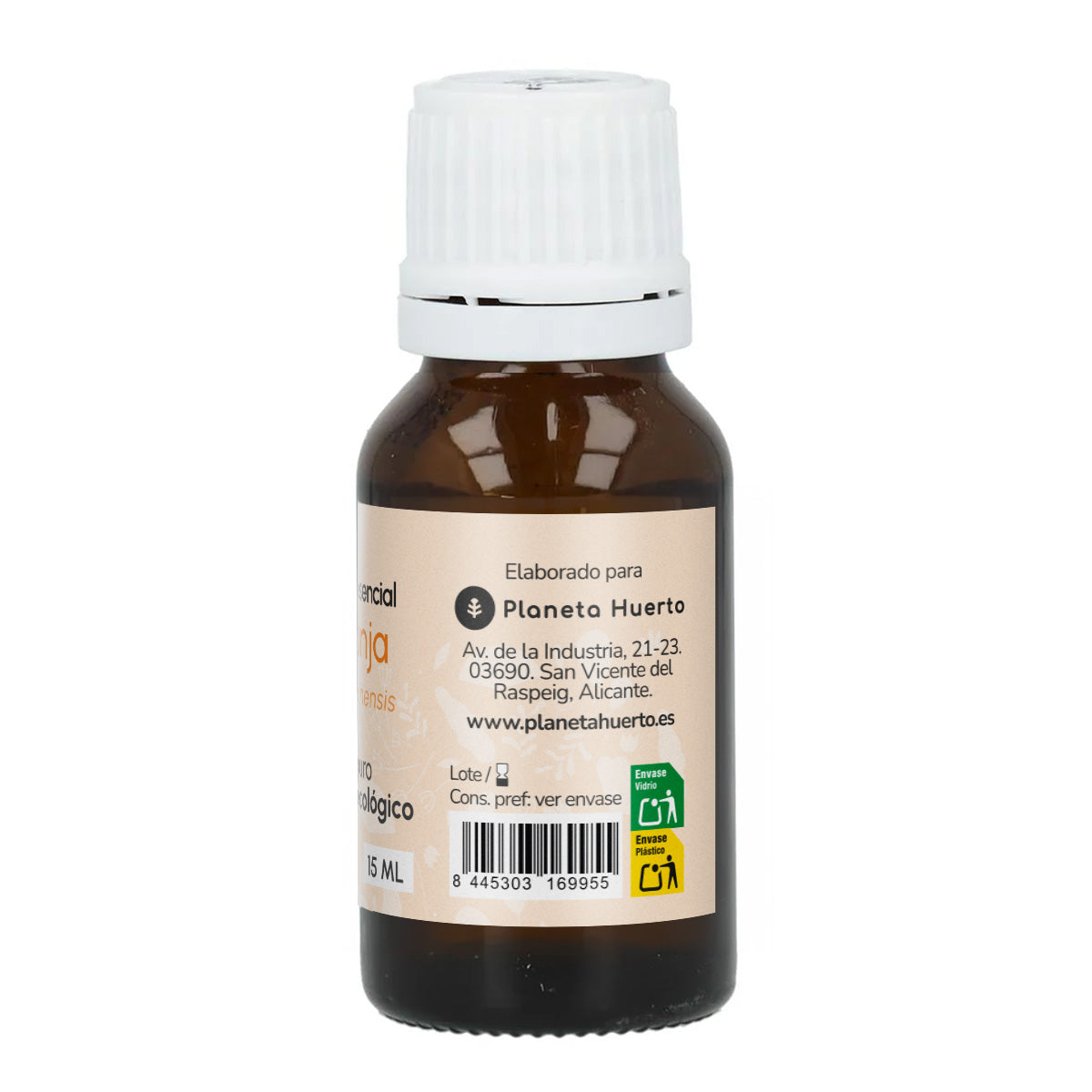 Olejek eteryczny ze słodkiej pomarańczy Bio Planeta Huerto 15 ml