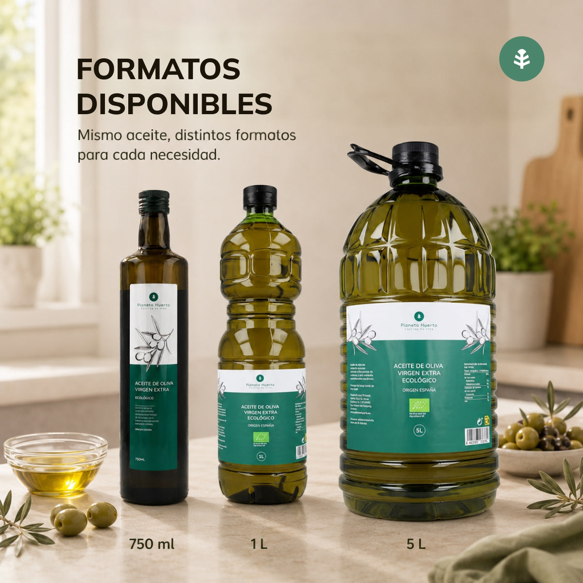 Oliwa z oliwek Extra Virgin ECO Planeta Huerto 750 ml