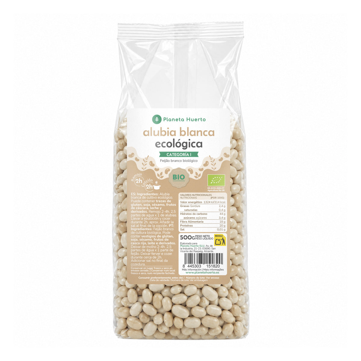 Fasola biała ECO Planeta Huerto 500 g