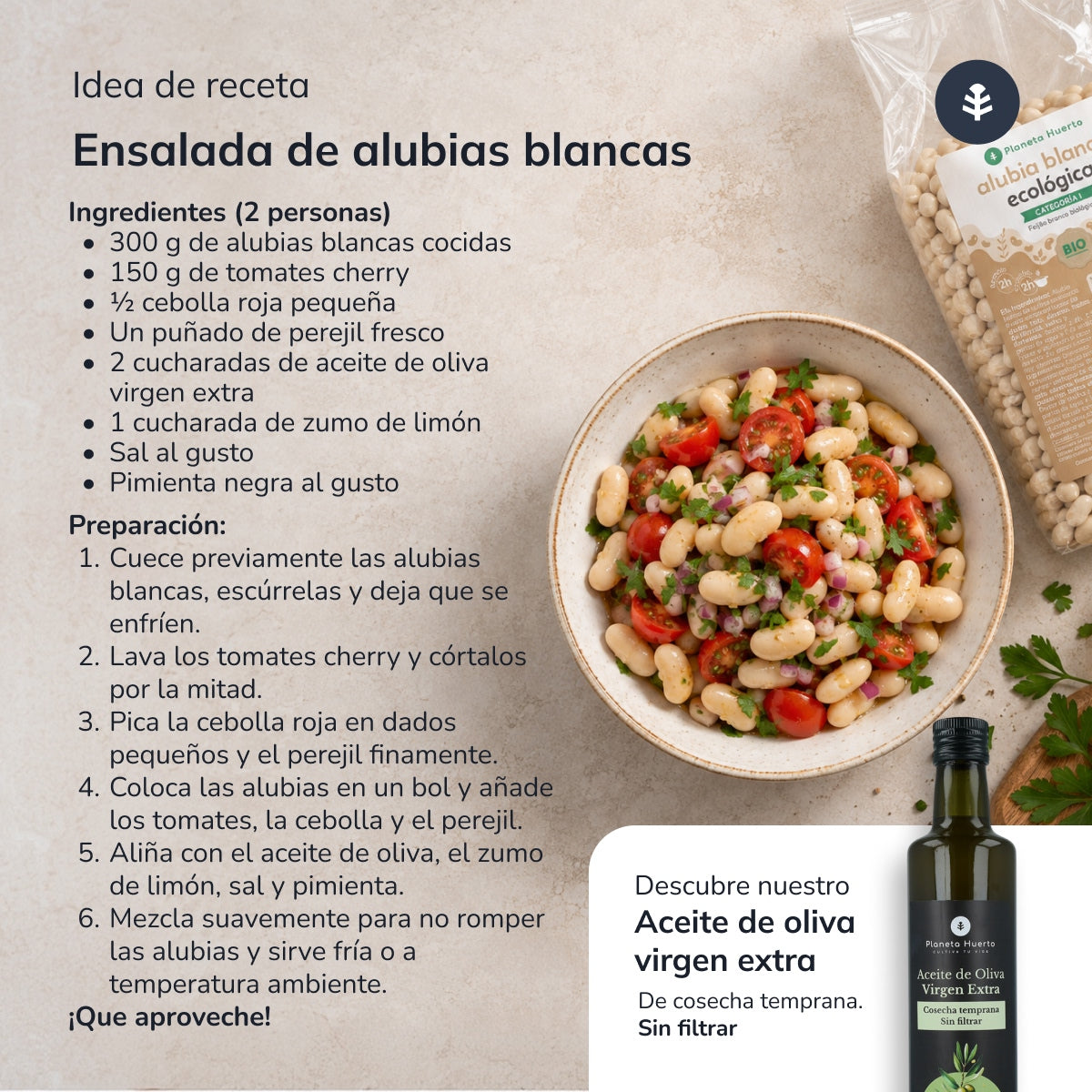 Fasola biała ECO Planeta Huerto 500 g
