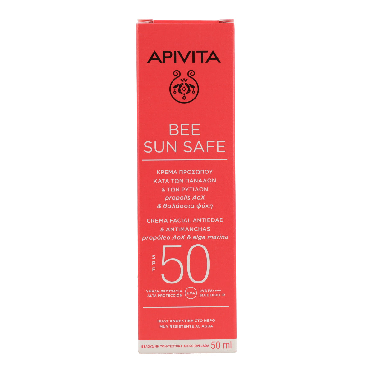 Krem przeciwsłoneczny przeciw przebarwieniom SPF50 Apivita 50 ml