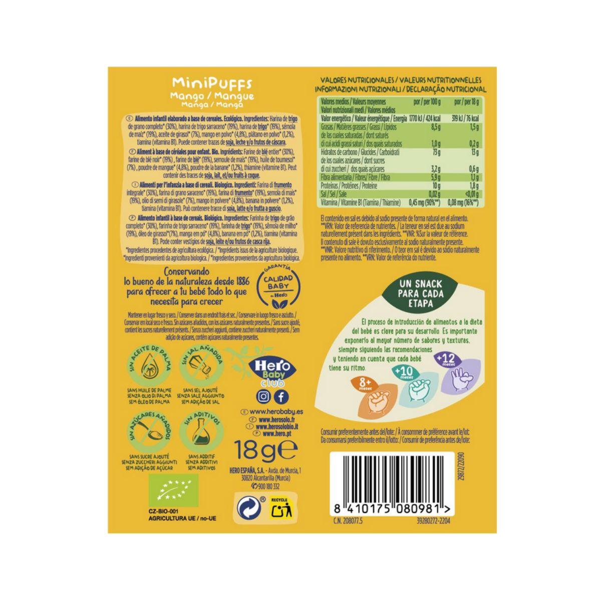 Snacks de Mango Eco 18 g-Hero Solo