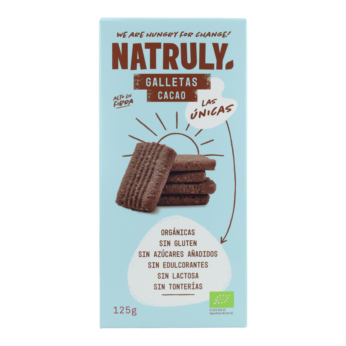Ciasteczka o smaku kakaowym BIO Natruly 125 g