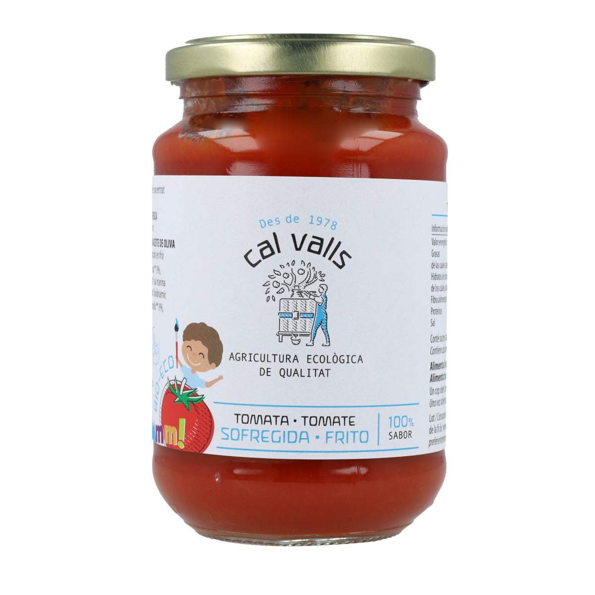 Pomidor w sosie bez dodatku cukru ekologiczny Cal Valls 350 g