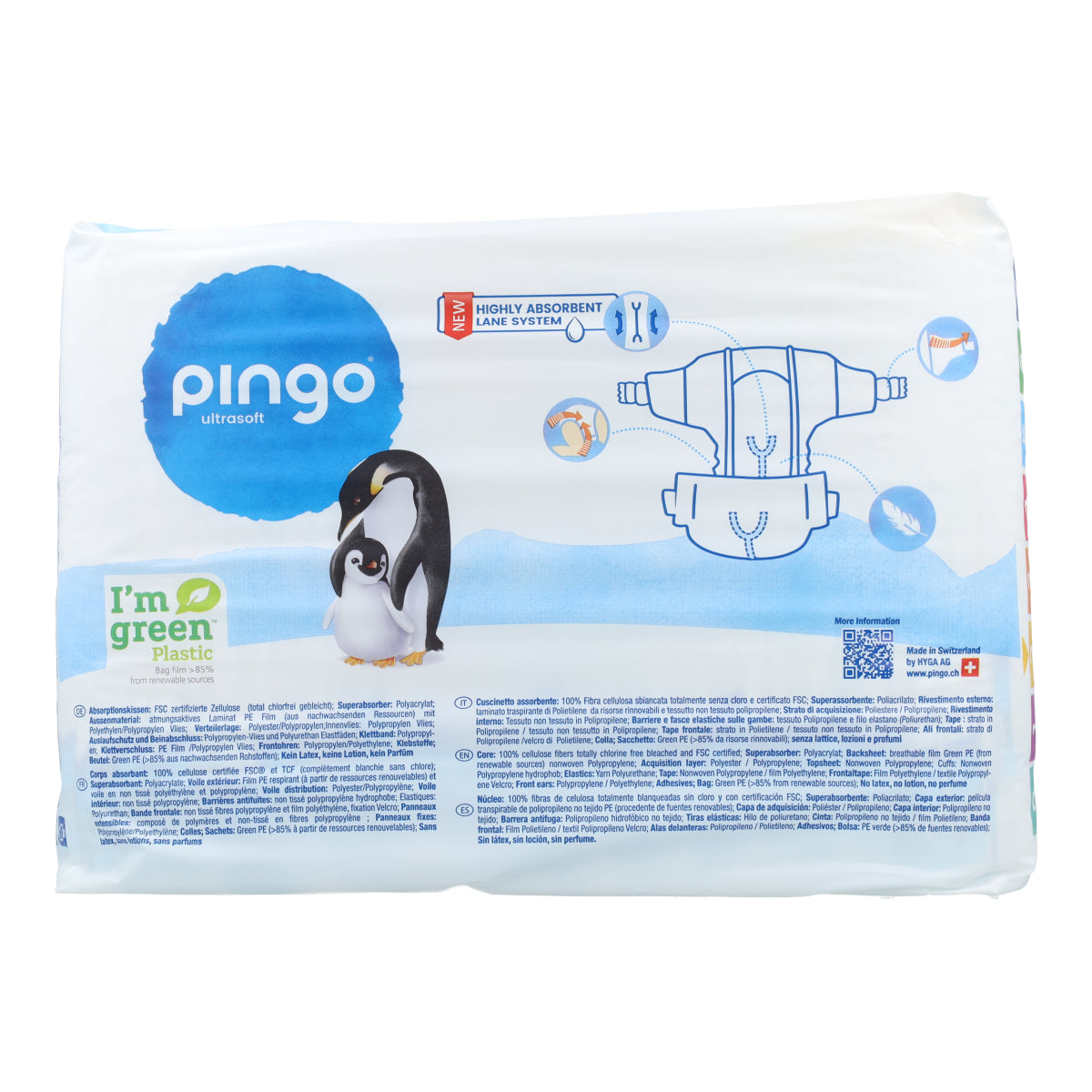 Pieluchy T2 (3-6 kg) Pingo 42 szt.