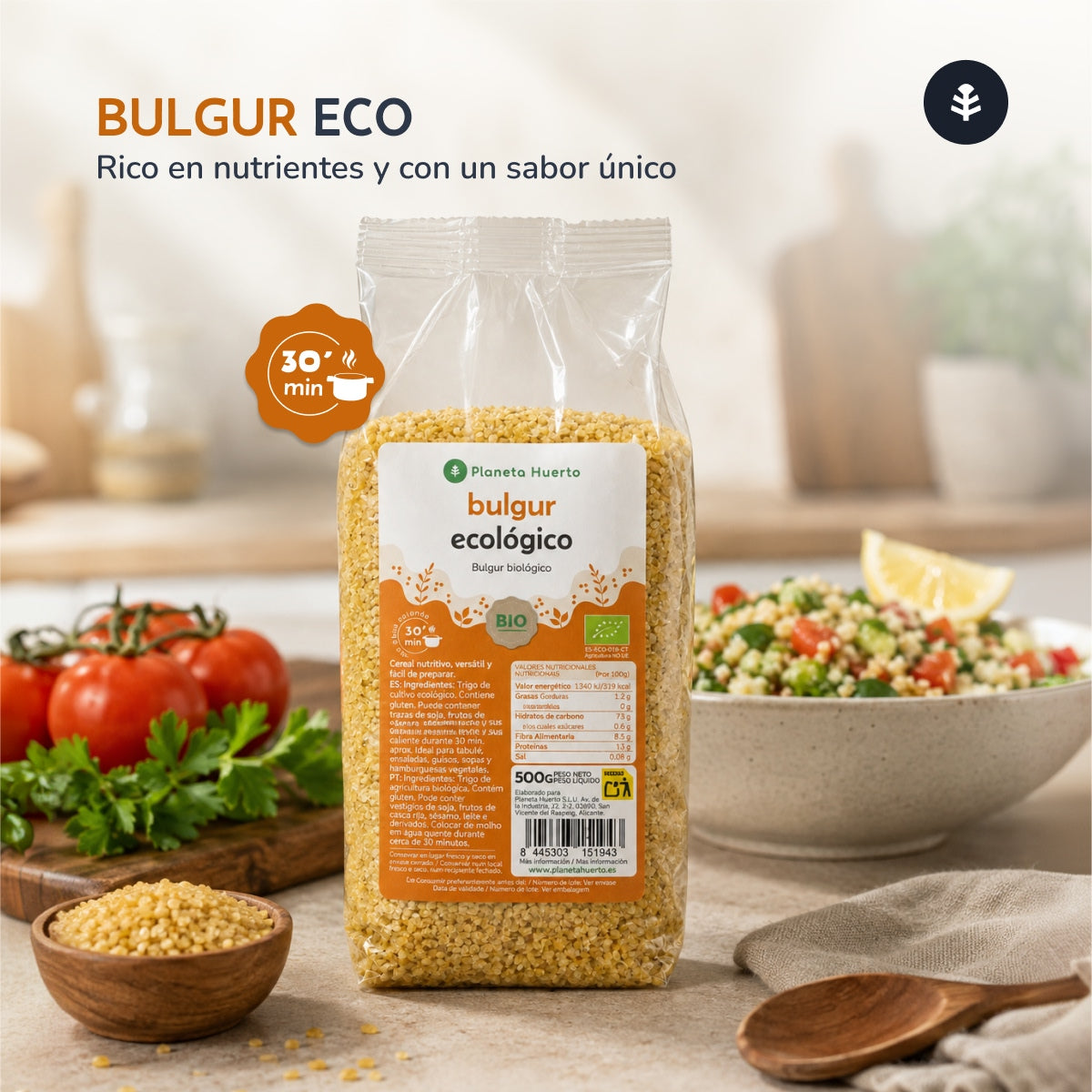 Bulgur gruboziarnisty ECO Planeta Huerto 500 g
