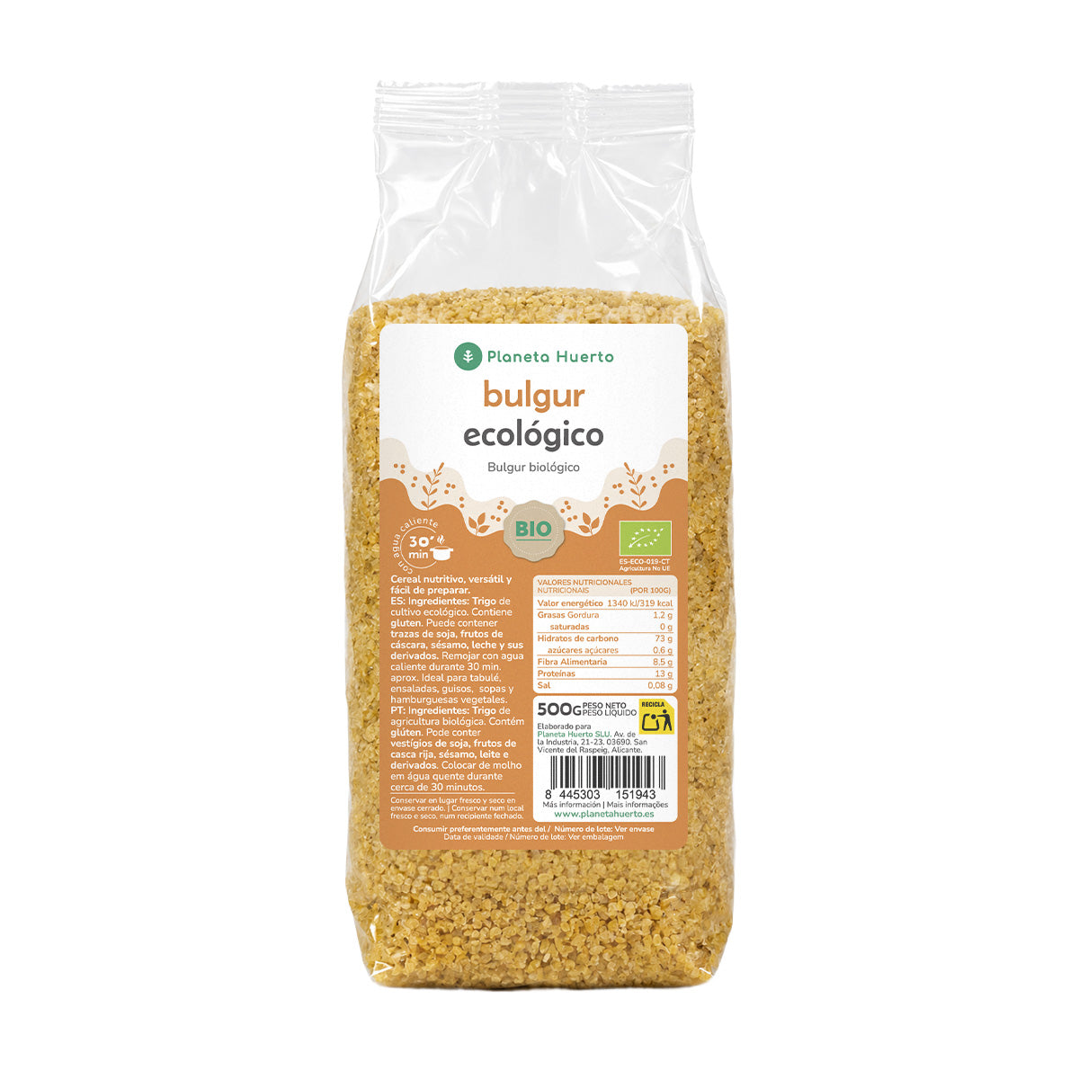 Bulgur gruboziarnisty ECO Planeta Huerto 500 g