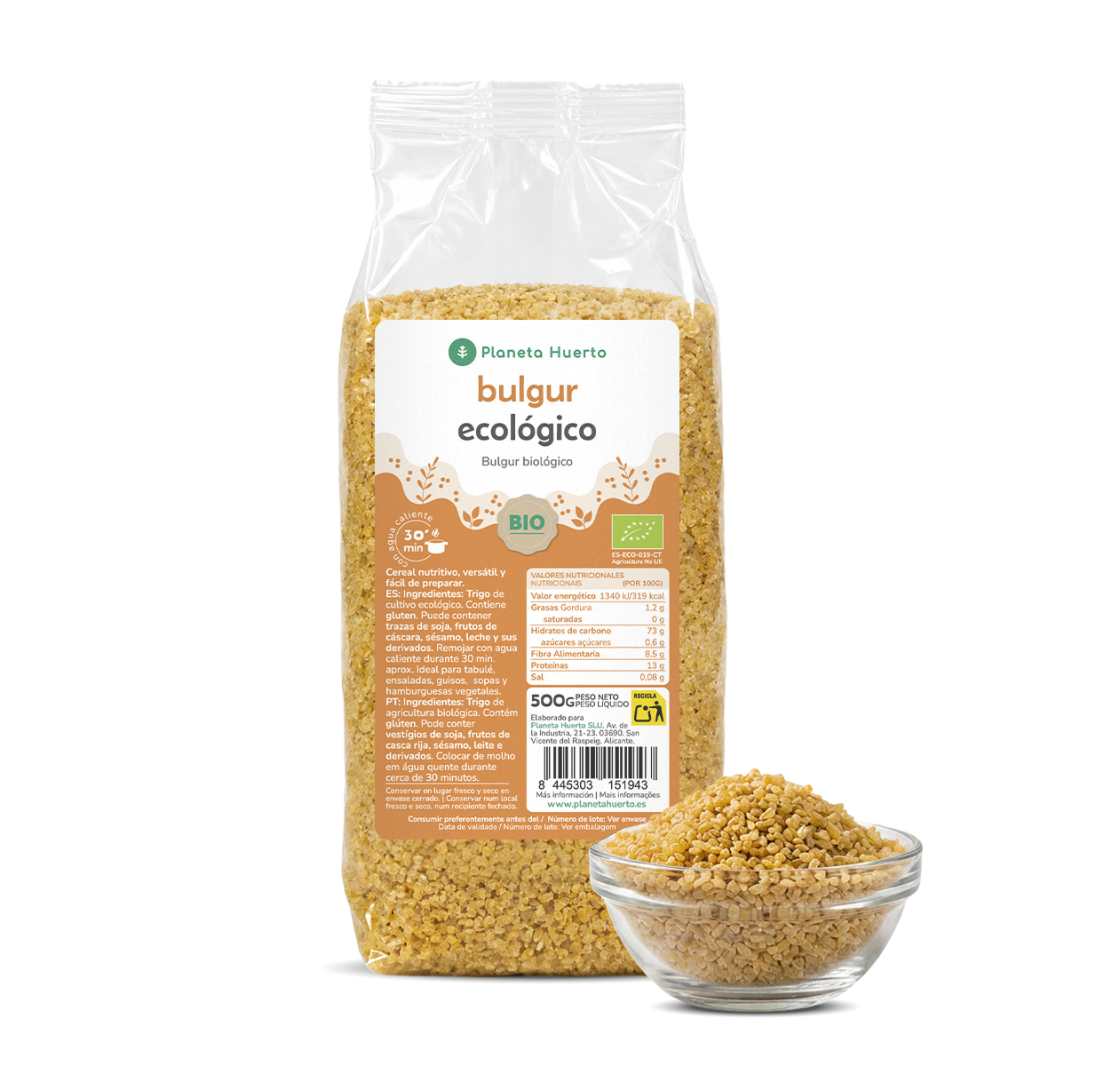 Bulgur gruboziarnisty ECO Planeta Huerto 500 g