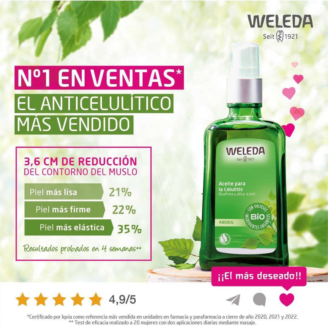 Pack 2x Aceite Anticelulítico de Abedul Weleda 100ml
