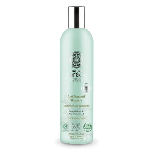Champú Cuero Cabelludo Sensible y Anticaspa Natura Sibérica 400 ml