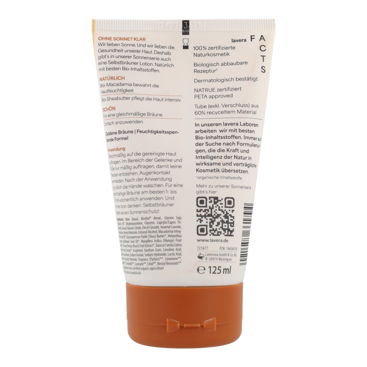 Balsam samoopalający Lavera 125 ml