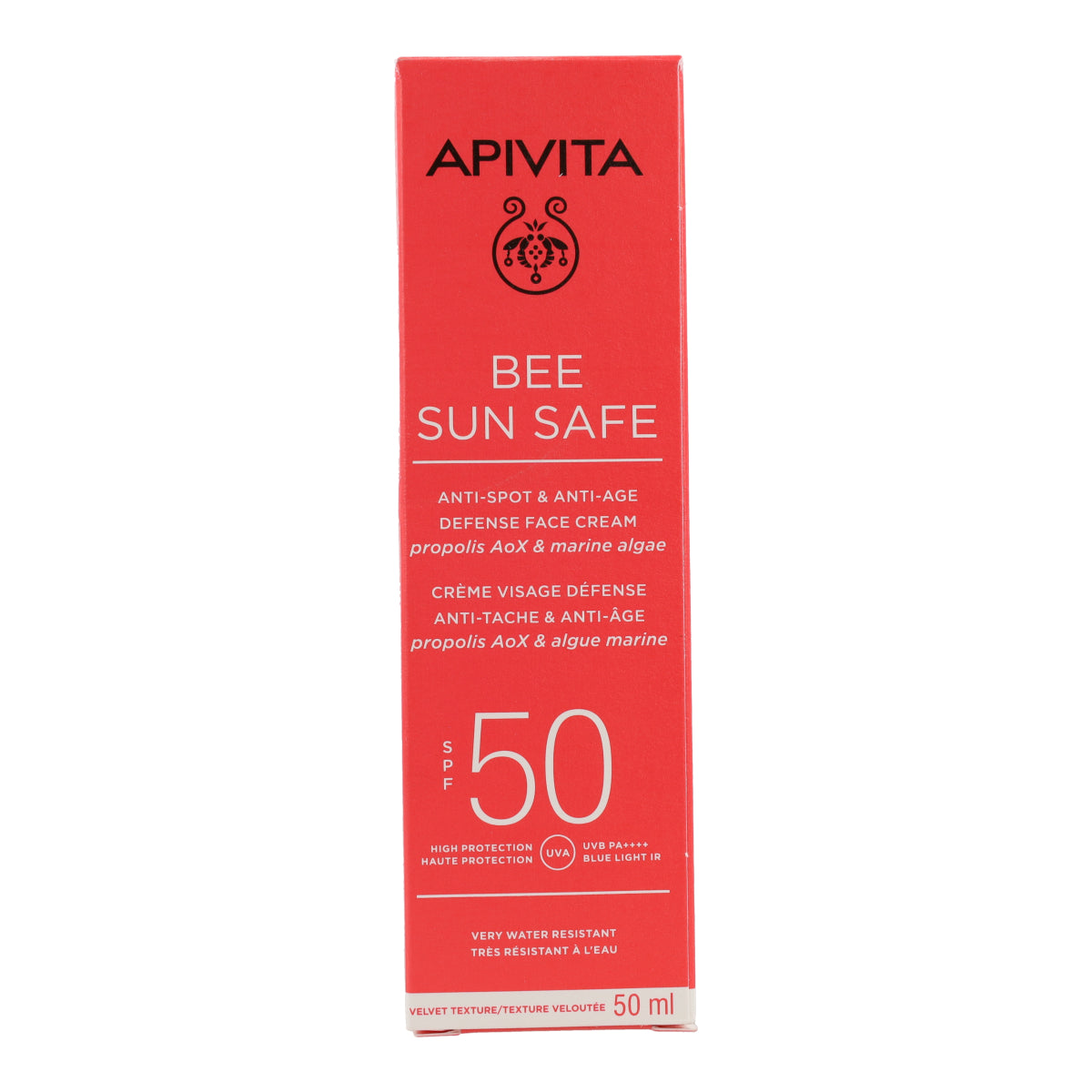 Krem przeciwsłoneczny przeciw przebarwieniom SPF50 Apivita 50 ml