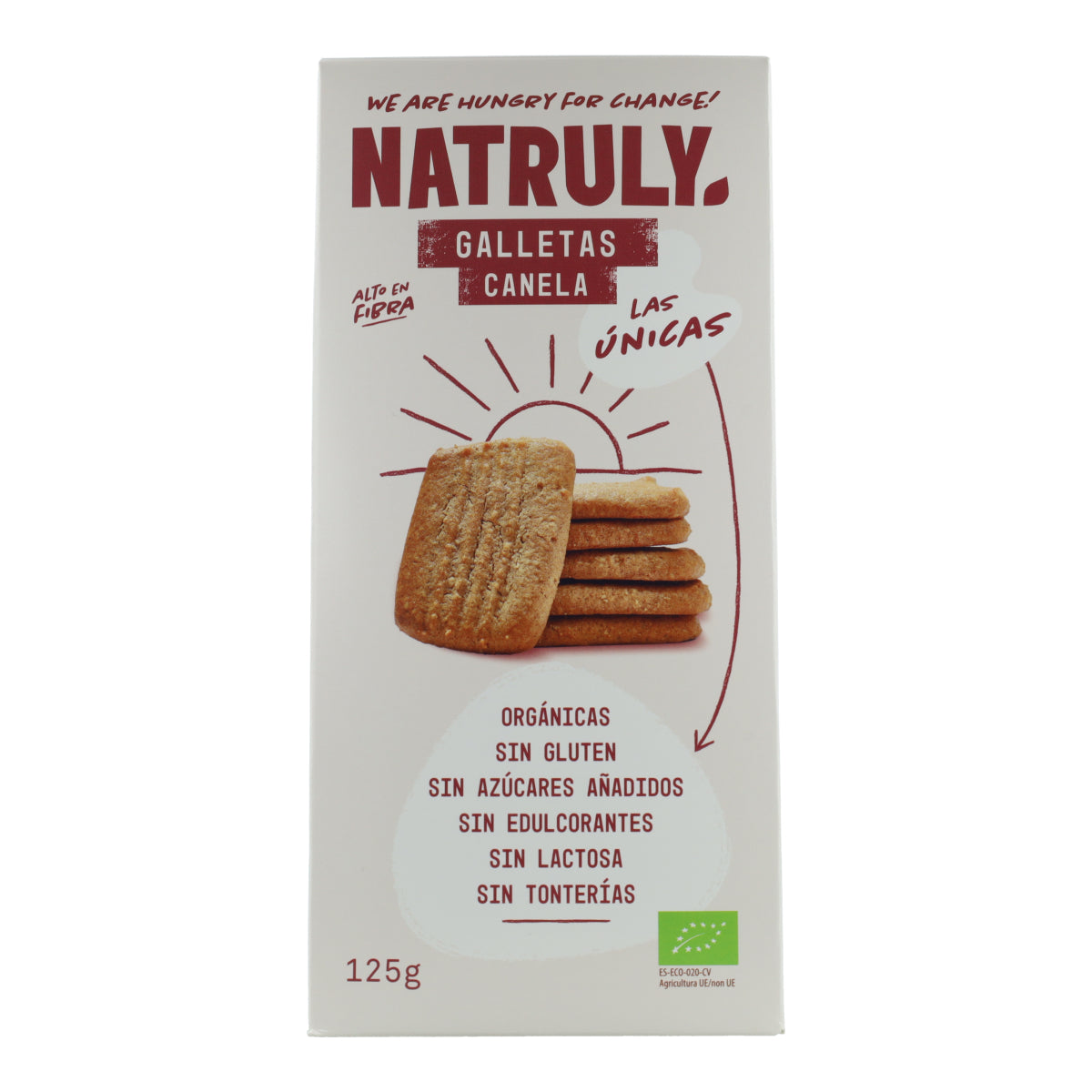 Ciasteczka BIO o smaku cynamonowym Natruly 125 g