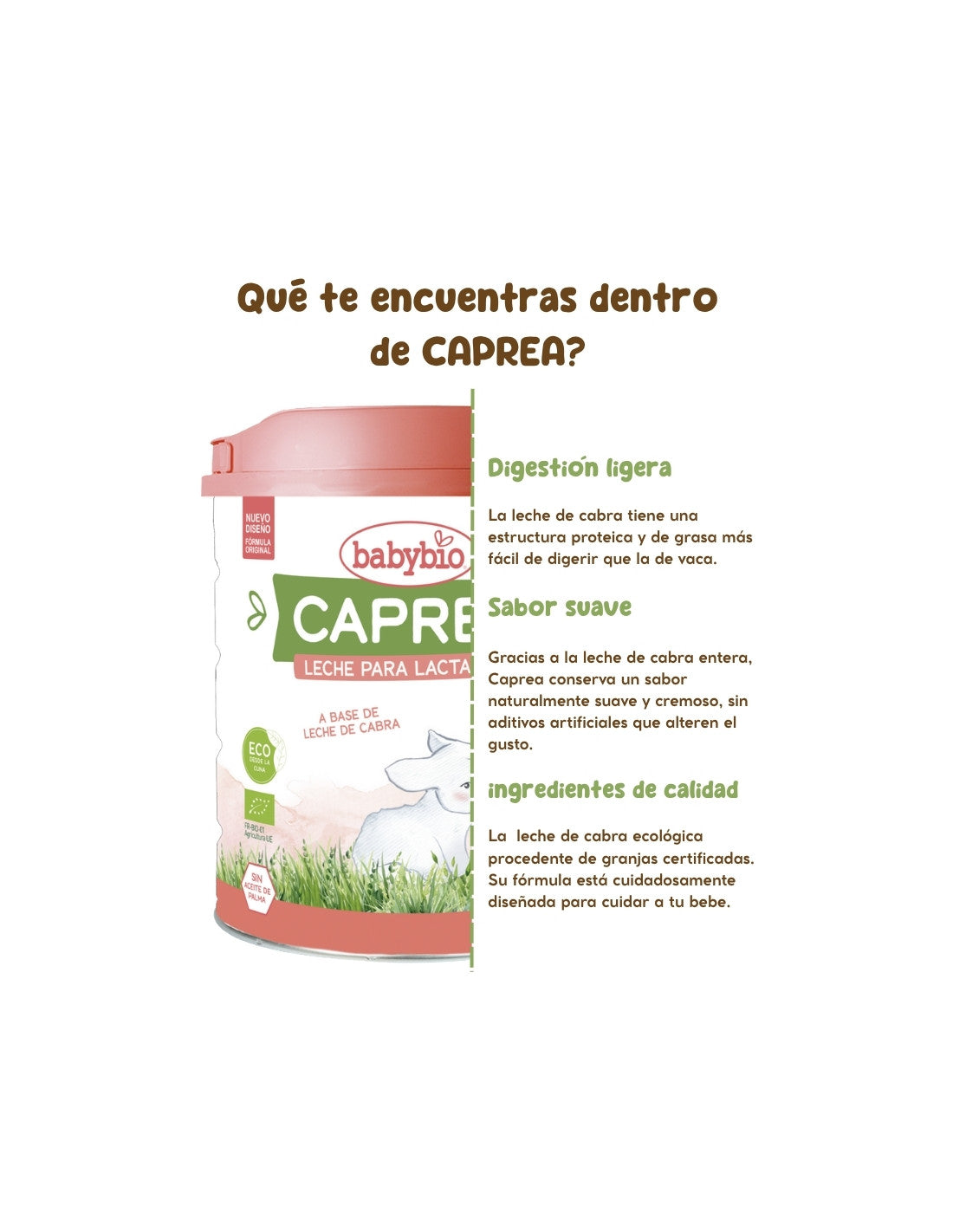 Mleko kozie BIO Caprea 1 (0 do 6 miesięcy) ekologiczne Babybio 400 g