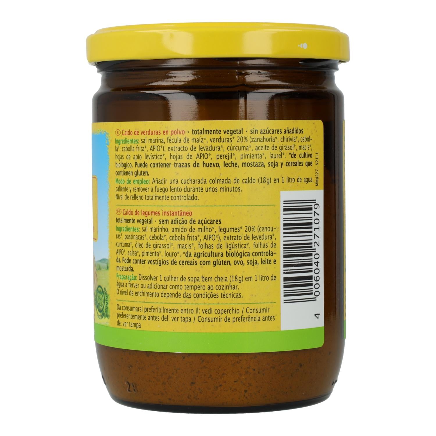 Caldo de Verduras Rapunzel, 250 g