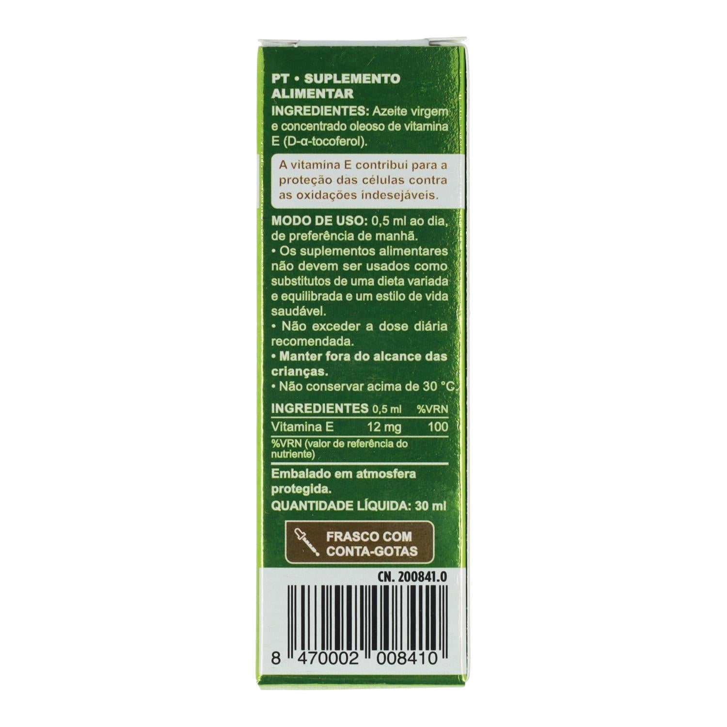 Vitamina E Líquida Marnys, 30 ml