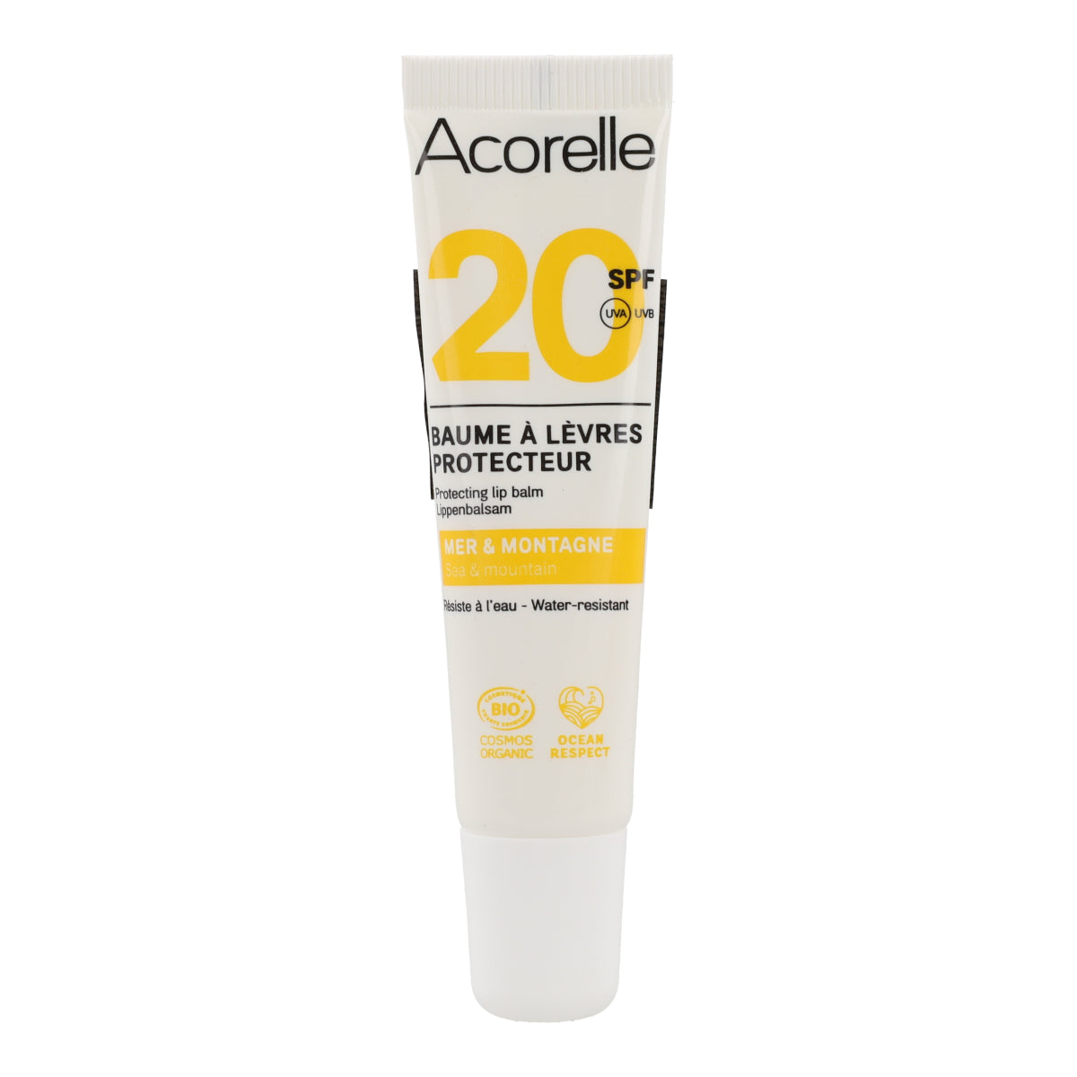 Balsam do ust z filtrem przeciwsłonecznym SPF 20, Acorelle