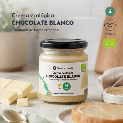 Wegański krem z białej czekolady ECO Planeta Huerto 230 g