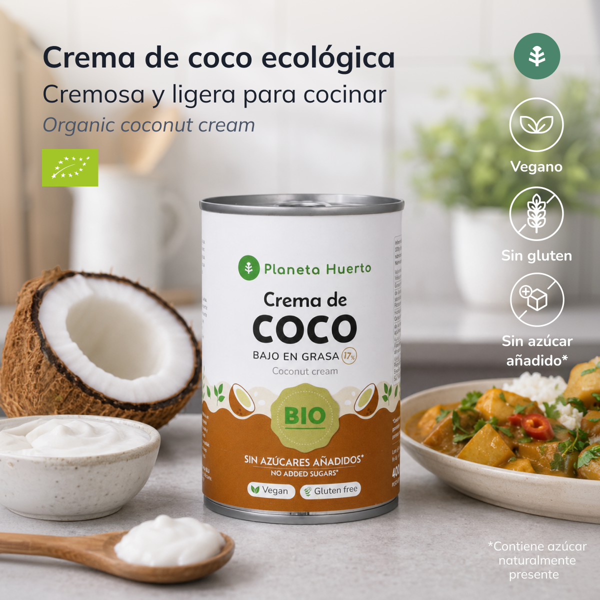 Krem kokosowy ECO Planeta Huerto 400 ml