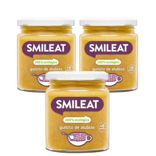 PROMO 3x Tarrito BIO Guisito de alubias Smileat 230g