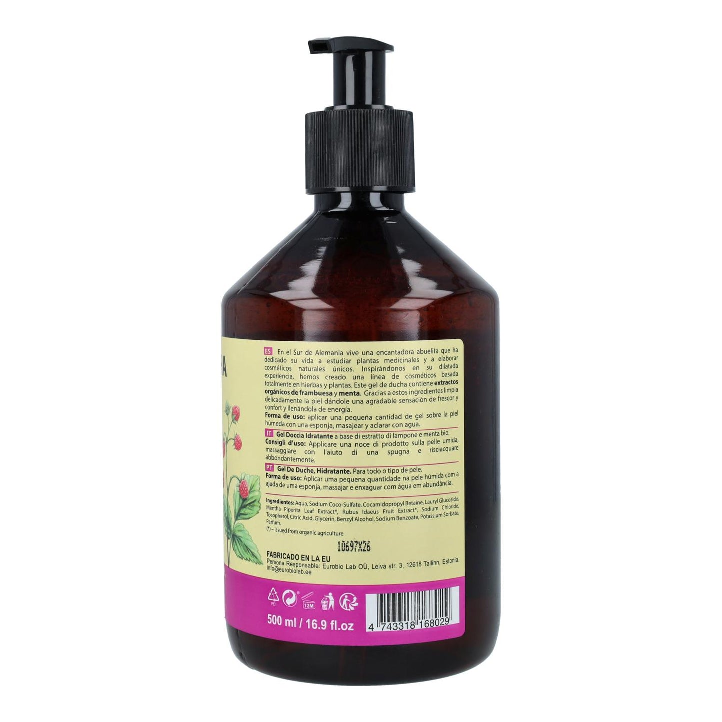 Pack 2x Gel ducha hidratante todo tipo de pieles Oma Gertrude 500 ml