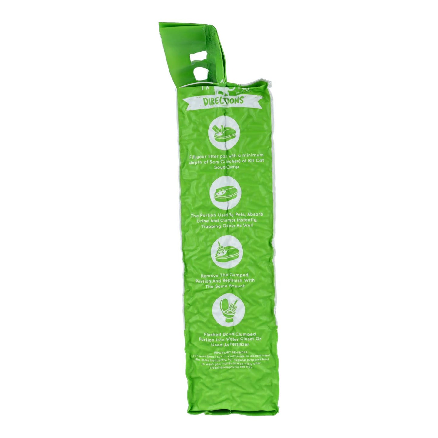 Kit Cat Arena Eco SoyaClump - Green Tea 7 L Arena para gatos