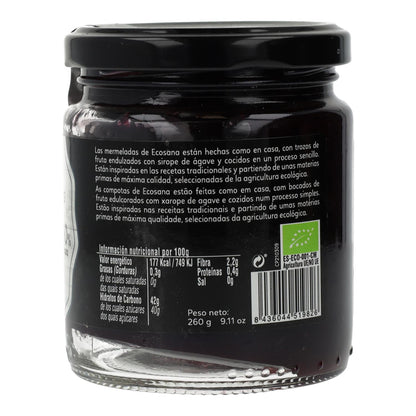 Mermelada extra arándano sin azúcar BIO Ecosana 260 g