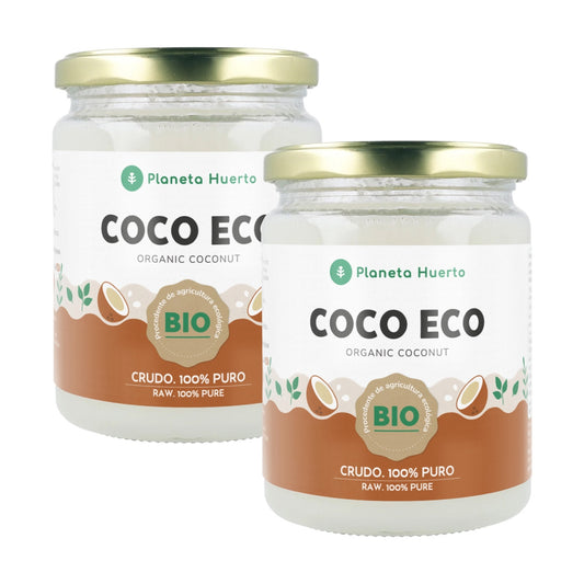 Opakowanie 2x Olej kokosowy z pierwszego tłoczenia ECO Planet Orchard 500 ml