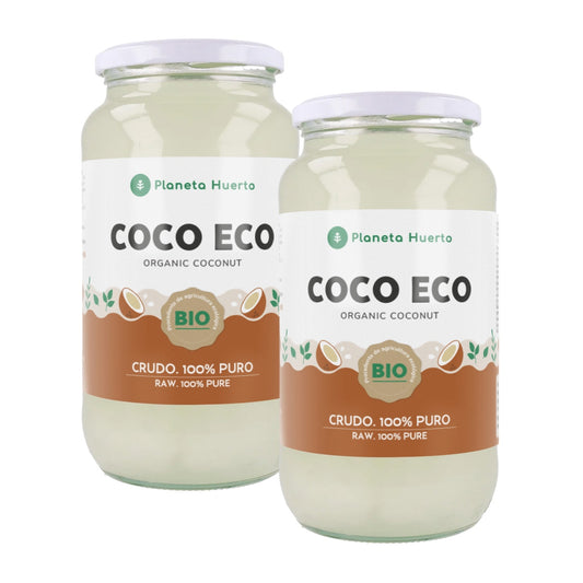 Zestaw 2x olej kokosowy ECO Planeta Huerto 860 ml